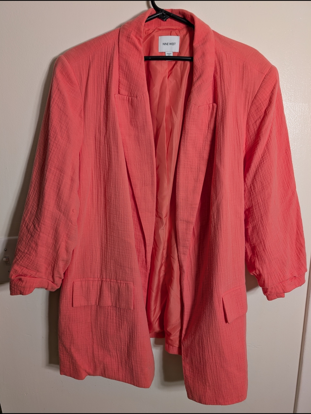 Nine West Coral Open-Front Women's Blazer
